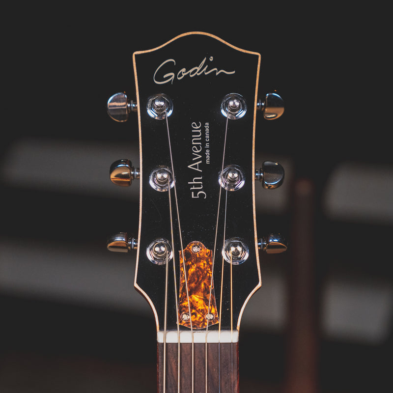 2022 Godin Kingpin II P90 Electric Hollowbody Guitar, Sunburst W/ Gig Bag - Used
