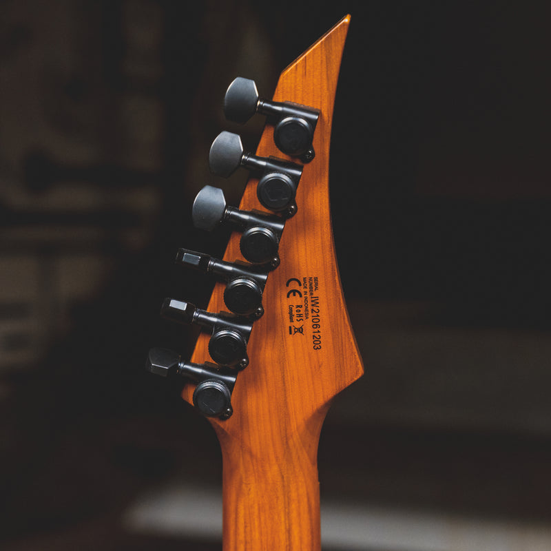2021 Solar SB1.6 Electric Guitar, Flame Ocean Burst - Used