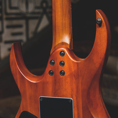 2021 Solar SB1.6 Electric Guitar, Flame Ocean Burst - Used