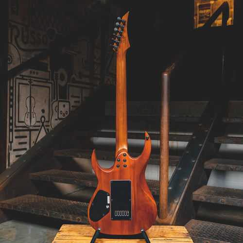 2021 Solar SB1.6 Electric Guitar, Flame Ocean Burst - Used