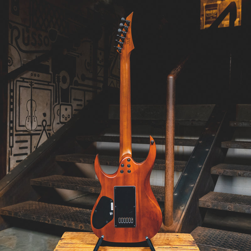 2021 Solar SB1.6 Electric Guitar, Flame Ocean Burst - Used