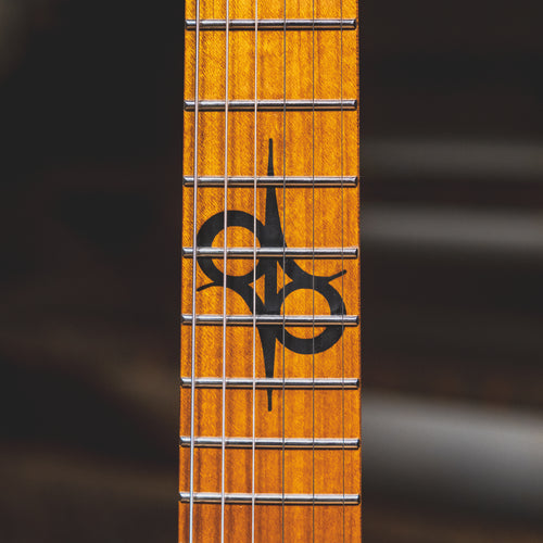 2021 Solar SB1.6 Electric Guitar, Flame Ocean Burst - Used