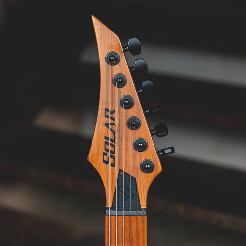 2021 Solar SB1.6 Electric Guitar, Flame Ocean Burst - Used