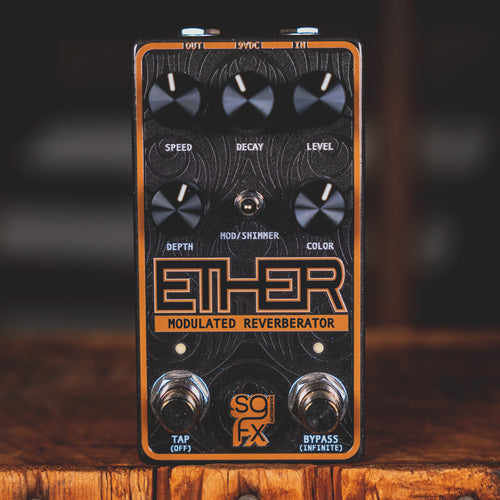 2023 SolidGoldFX Ether Modulated Reverberator Effect Pedal w/ Box - Used