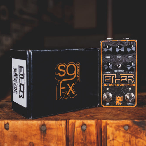 2023 SolidGoldFX Ether Modulated Reverberator Effect Pedal w/ Box - Used