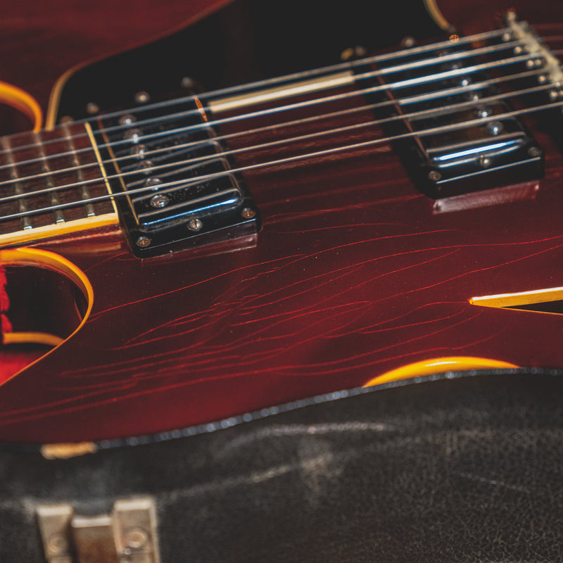 1967 Gibson Trini Lopez Semi-Hollow Electric Guitar, Sparkling Burgundy w/OHSC - Used