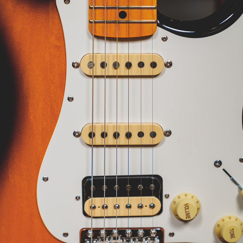 2022 Fender JV Modified 50s Stratocaster HSS, 2 Color Sunburst w/OGB - Used