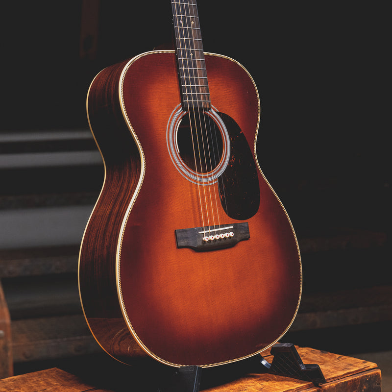 2022 Martin 000-28 Standard Acoustic-Electric Guitar, Ambertone Burst w/OHSC - Used