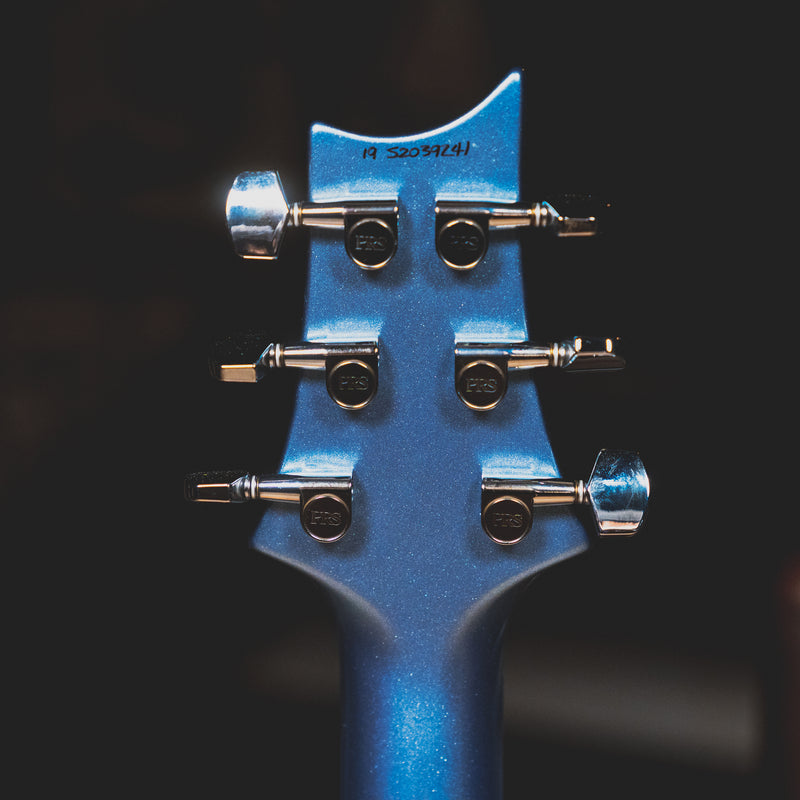 2019 PRS S2 Vela Semi-Hollow Electric Guitar, Frost Blue Metallic w/Bag