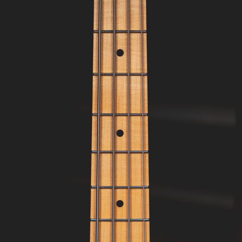 2021 Warmoth P-style Electric Bass Guitar, Vintage White w/ Gig Bag - Used