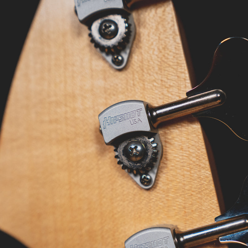 2021 Warmoth P-style Electric Bass Guitar, Vintage White w/ Gig Bag - Used