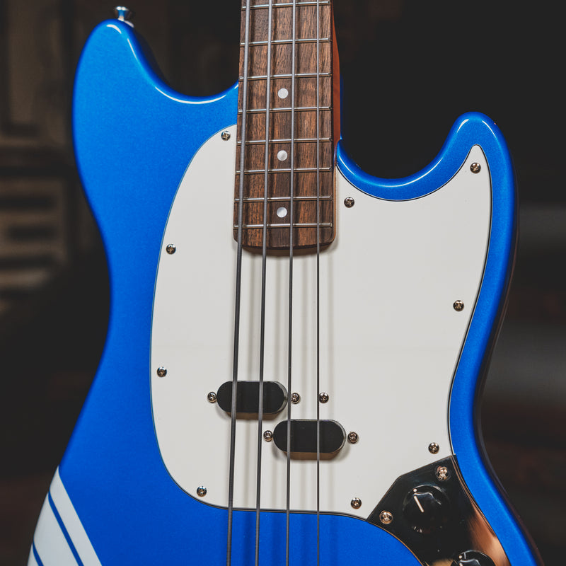 2022 Squier FSR Classic Vibe '60s Mustang Bass, Competition Lake Placid Blue - Used