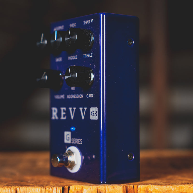 Revv G3 Purple Channel Distortion and Preamp Effect Pedal - Used
