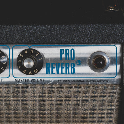1980 Fender Pro Reverb Combo Amplifier, 70w 2x12 w/Cover - Used