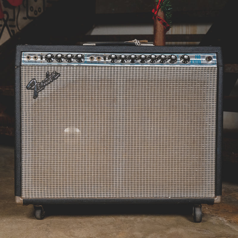 1980 Fender Pro Reverb Combo Amplifier, 70w 2x12 w/Cover - Used