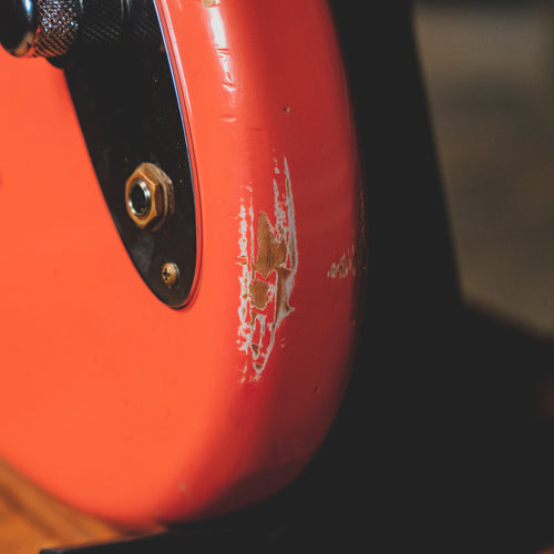 2022 Fender Custom Shop '60 Jazz Bass Relic, Super Faded Tahitian Coral w/OHSC - Used