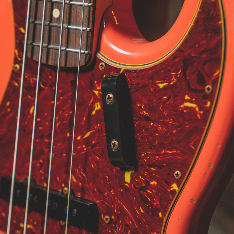 2022 Fender Custom Shop '60 Jazz Bass Relic, Super Faded Tahitian Coral w/OHSC - Used