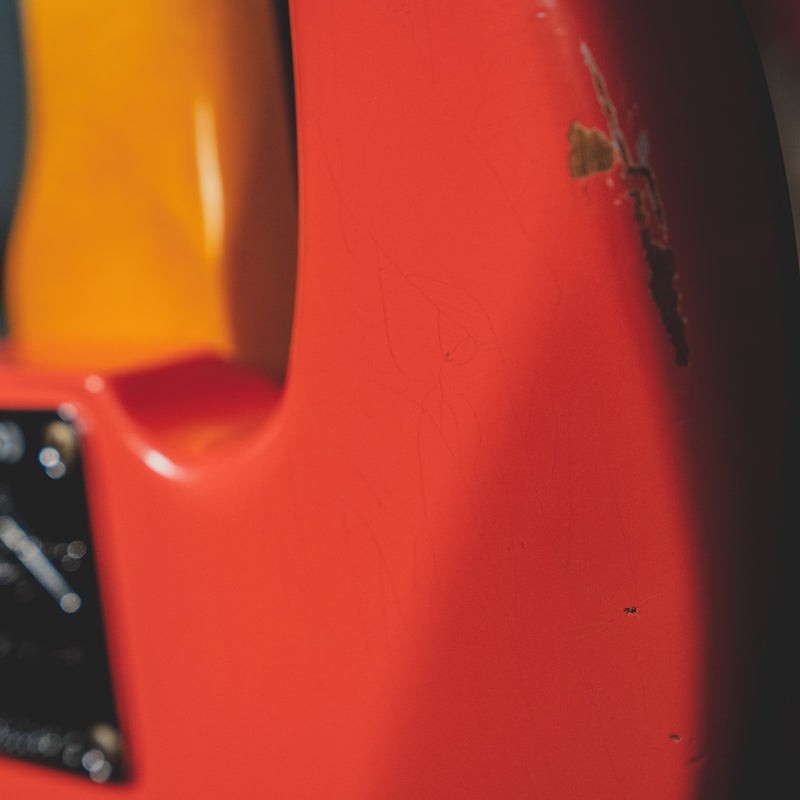 2022 Fender Custom Shop '60 Jazz Bass Relic, Super Faded Tahitian Coral w/OHSC - Used