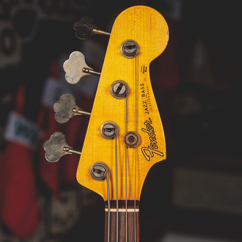 2022 Fender Custom Shop '60 Jazz Bass Relic, Super Faded Tahitian Coral w/OHSC - Used