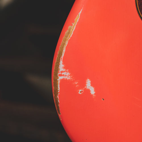 2022 Fender Custom Shop '60 Jazz Bass Relic, Super Faded Tahitian Coral w/OHSC - Used