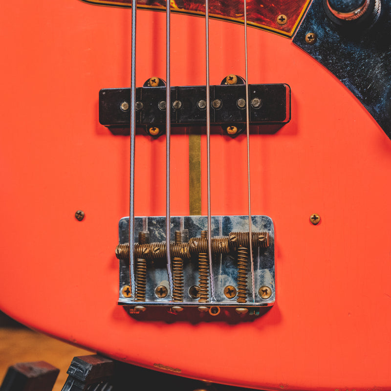 2022 Fender Custom Shop '60 Jazz Bass Relic, Super Faded Tahitian Coral w/OHSC - Used