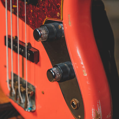 2022 Fender Custom Shop '60 Jazz Bass Relic, Super Faded Tahitian Coral w/OHSC - Used