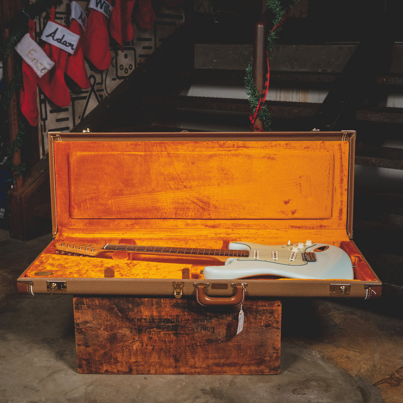 2012 Fender American Vintage '59 Stratocaster, Faded Sonic Blue w/OHSC - Used