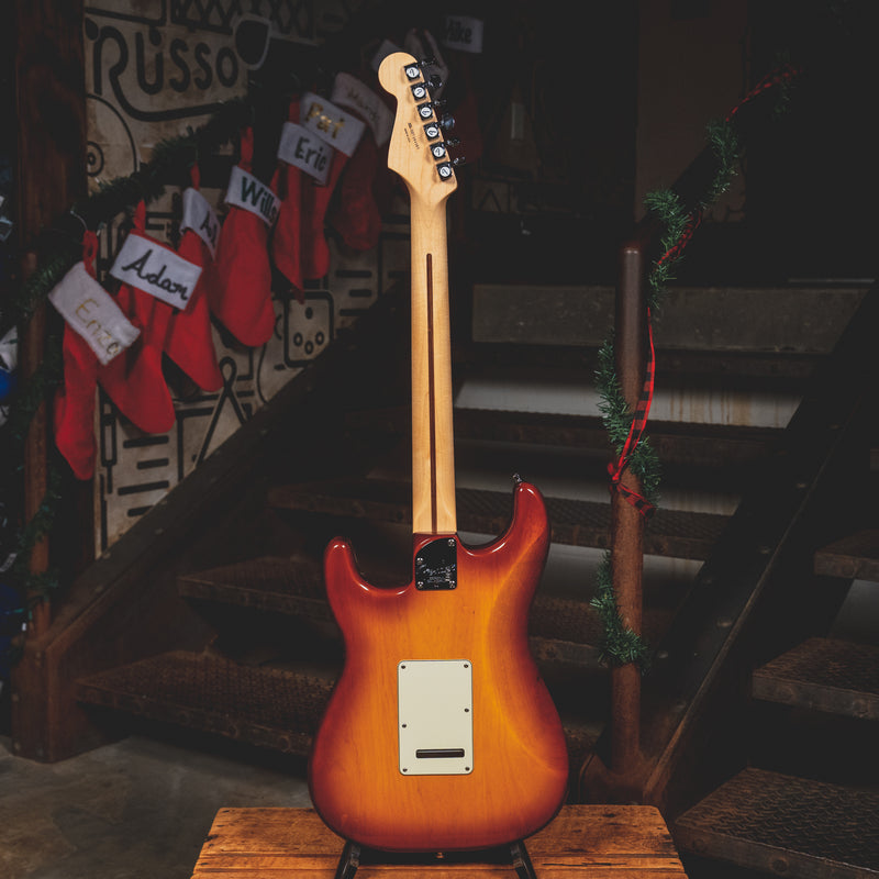 2008 Fender American Deluxe Ash Stratocaster Electric Guitar, Tobacco Sunburst w/Hard Case - Used