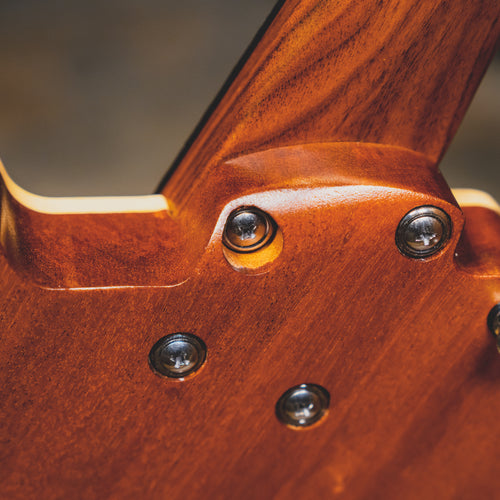 Sturner Guitars Hazzard Electric Guitar, Wenge Fretboard, Metallic Yellow