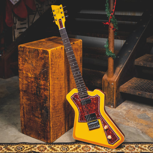 Sturner Guitars Hazzard Electric Guitar, Wenge Fretboard, Metallic Yellow