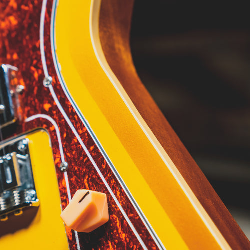 Sturner Guitars Hazzard Electric Guitar, Wenge Fretboard, Metallic Yellow