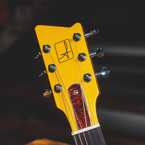 Sturner Guitars Hazzard Electric Guitar, Wenge Fretboard, Metallic Yellow