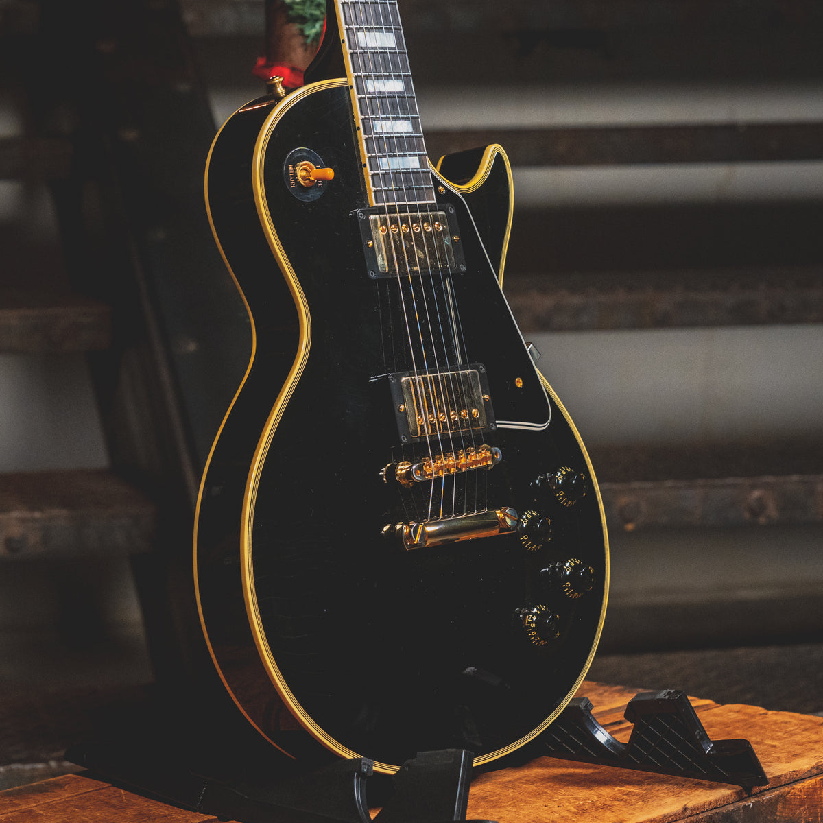 2022 Gibson Custom Shop '57 Les Paul Custom Murphy Lab Light Aged, Ebony w/OHSC - Used