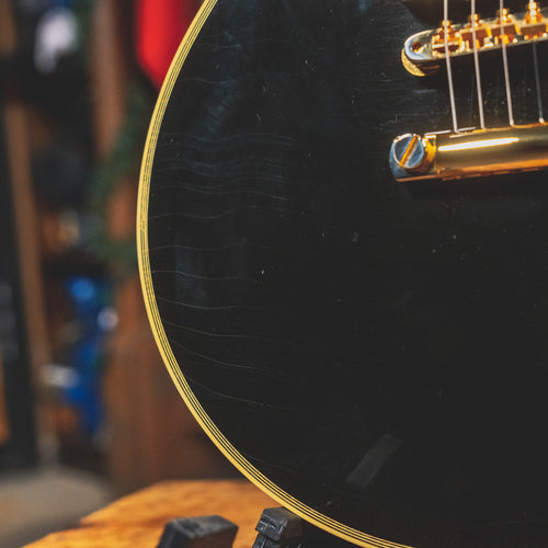 2022 Gibson Custom Shop '57 Les Paul Custom Murphy Lab Light Aged, Ebony w/OHSC - Used