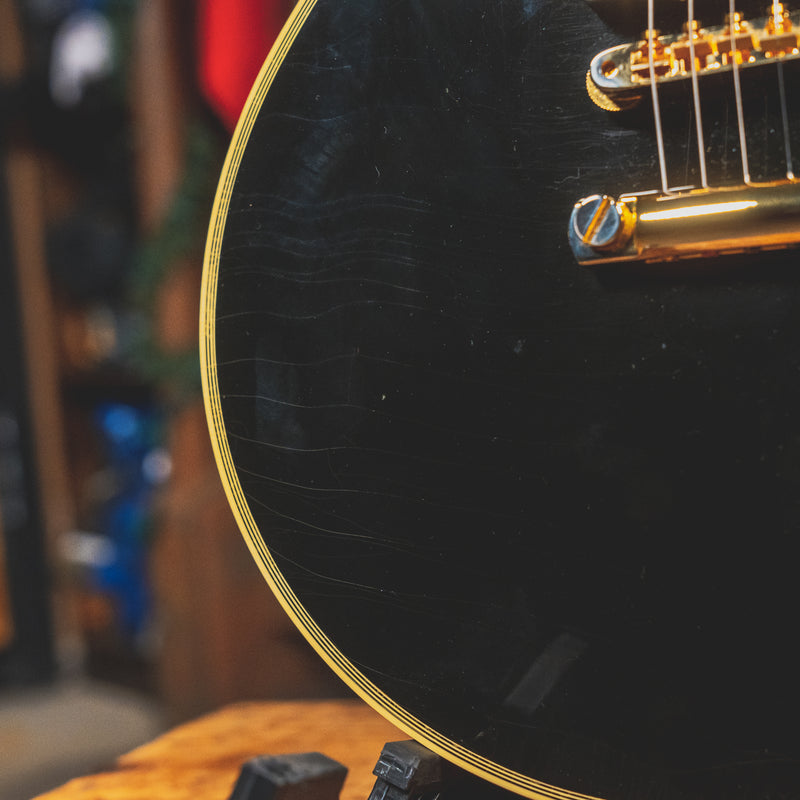 2022 Gibson Custom Shop '57 Les Paul Custom Murphy Lab Light Aged, Ebony w/OHSC - Used