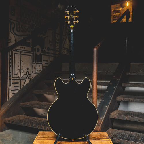 2018 Epiphone Limited Edition Joe Bonamassa ES-335 Electric Guitar, Black w/OHSC - Used