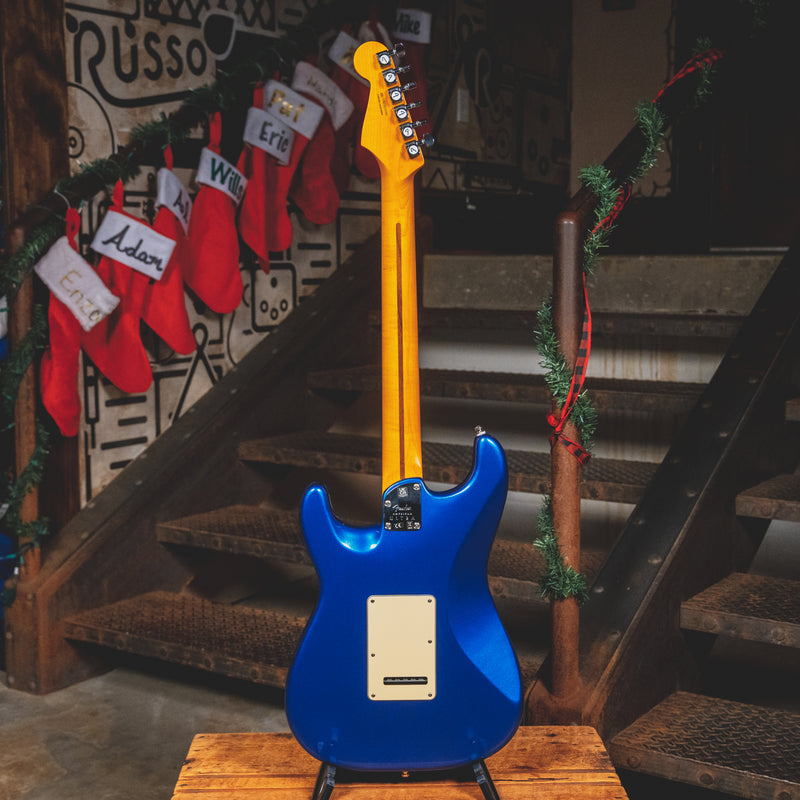 2021 Fender American Ultra Stratocaster Electric Guitar, Cobra Blue w/OHSC - Used
