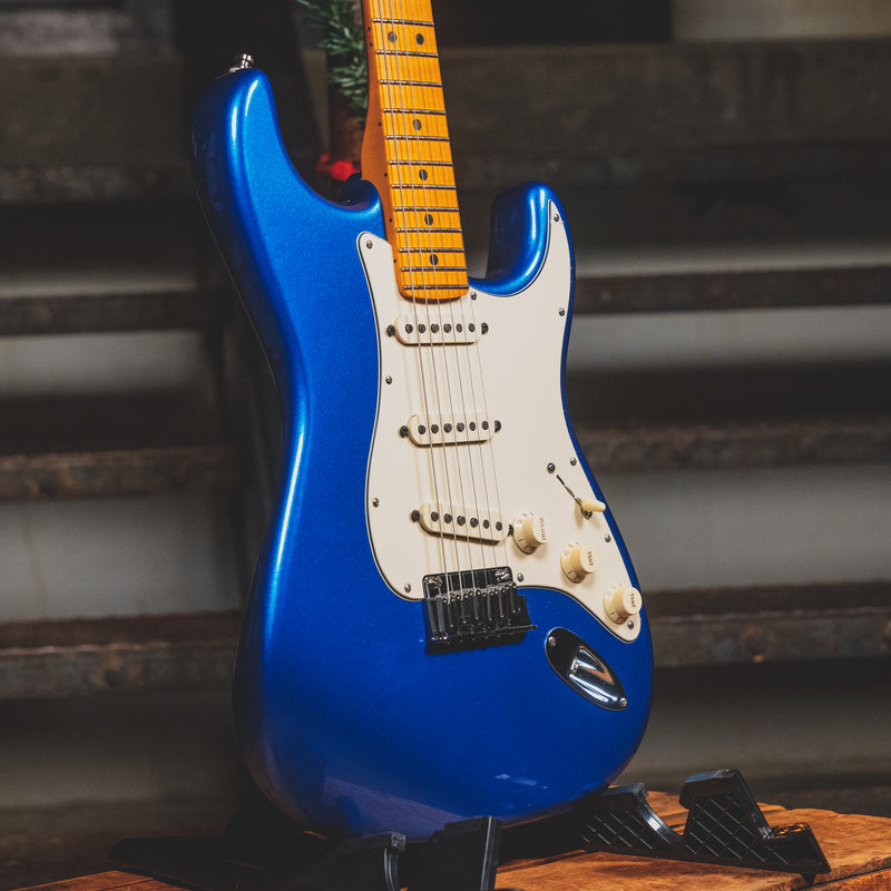 2021 Fender American Ultra Stratocaster Electric Guitar, Cobra Blue w/OHSC - Used