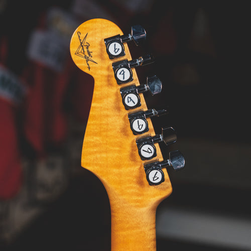 2020 Fender Custom Shop Stratocaster Electric Guitar, NOS Crimson Transparent w/OHSC - Used