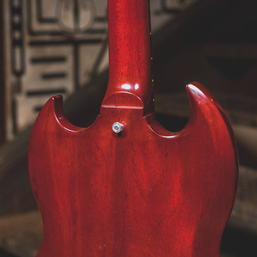 2023 Gibson Custom Shop '63 SG Junior Electric Guitar, Cherry w/OHSC - Used