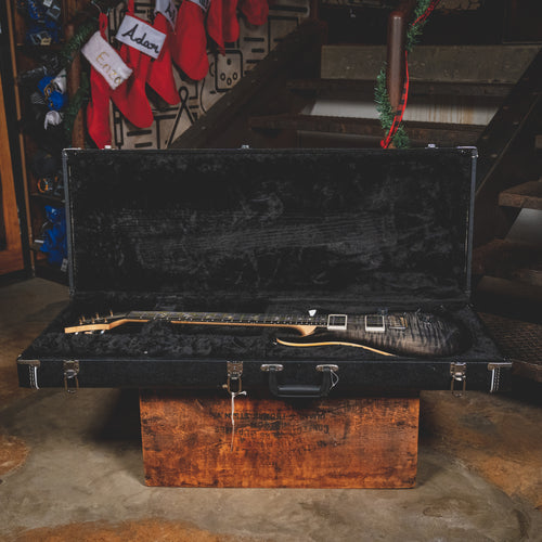 2018 PRS Custom 24 Electric Guitar, Black Smoke w/OHSC - Used