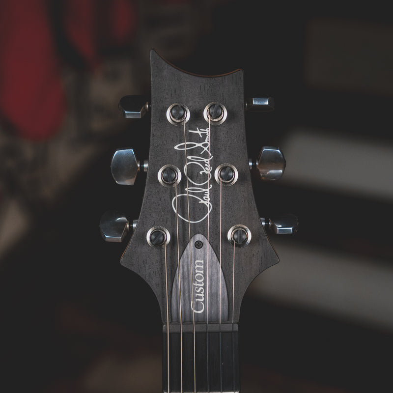2018 PRS Custom 24 Electric Guitar, Black Smoke w/OHSC - Used