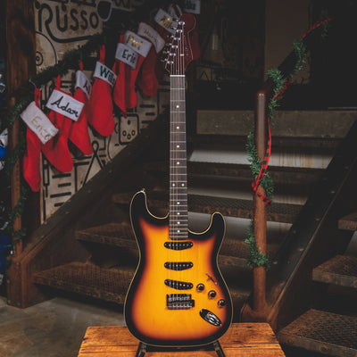 2023 Aerodyne Stratocaster Electric Guitar, Chocolate Burst w/OGB - Used