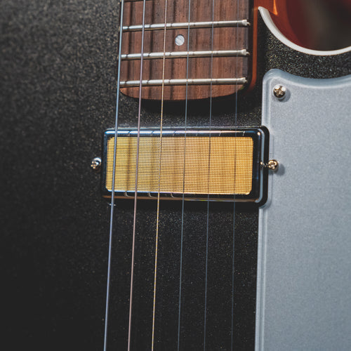 2023 Harmony Jupiter Thinline Electric Guitar, Space Black w/Gig Bag - Used