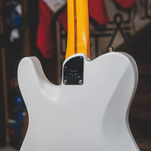 2021 Fender American Ultra Telecaster Electric Guitar, Arctic Pearl w/Hard Case - Used