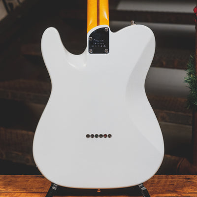 2021 Fender American Ultra Telecaster Electric Guitar, Arctic Pearl w/Hard Case - Used