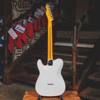 2021 Fender American Ultra Telecaster Electric Guitar, Arctic Pearl w/Hard Case - Used