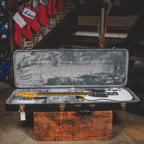 2021 Fender American Ultra Telecaster Electric Guitar, Arctic Pearl w/Hard Case - Used