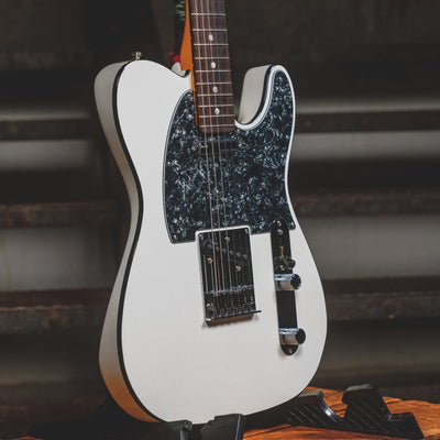 2021 Fender American Ultra Telecaster Electric Guitar, Arctic Pearl w/Hard Case - Used