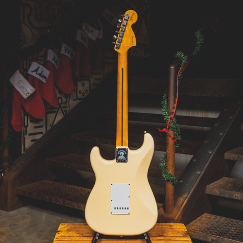 2020 Fender Jimi Hendrix Stratocaster Electric Guitar, Olympic White w/OGB - Used